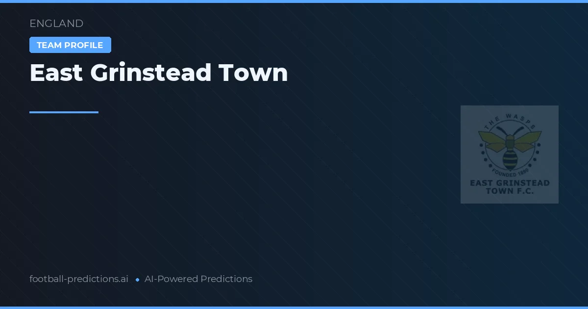 Ciudad de East Grinstead Pronósticos y estadísticas