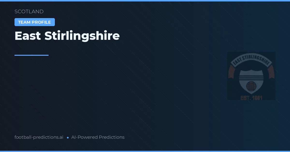 East Stirlingshire Pronósticos y estadísticas