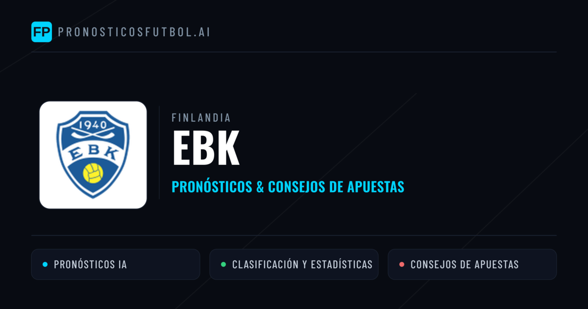 EBK Pronósticos y estadísticas