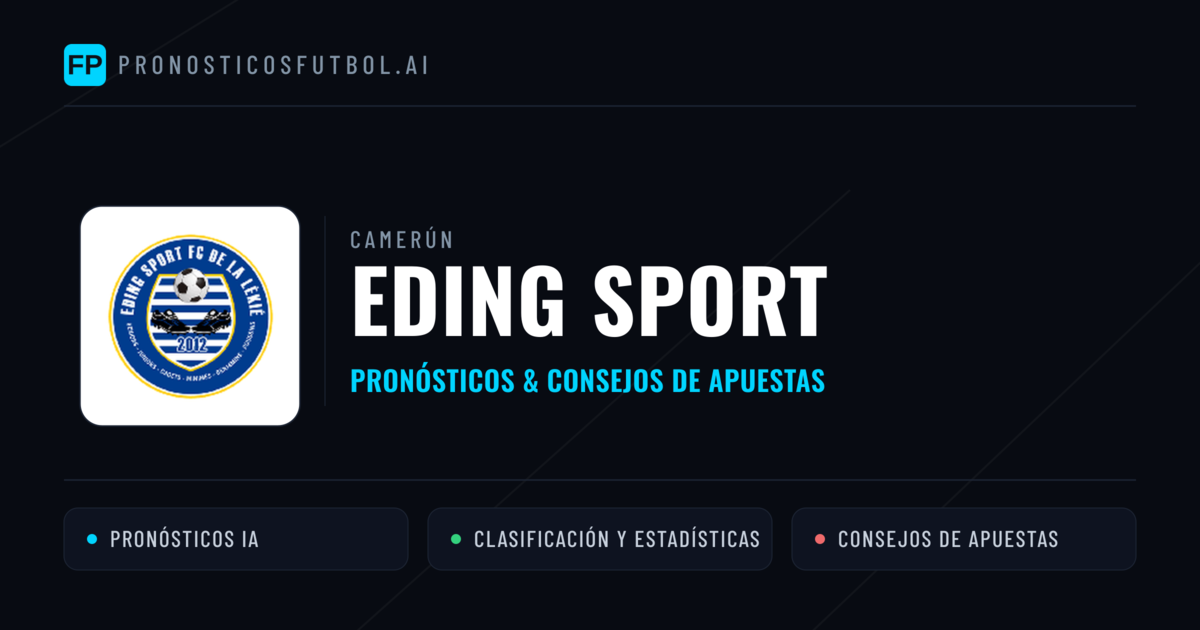 Eding Sport Pronósticos y estadísticas