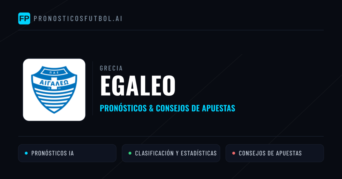 Egaleo Pronósticos y estadísticas