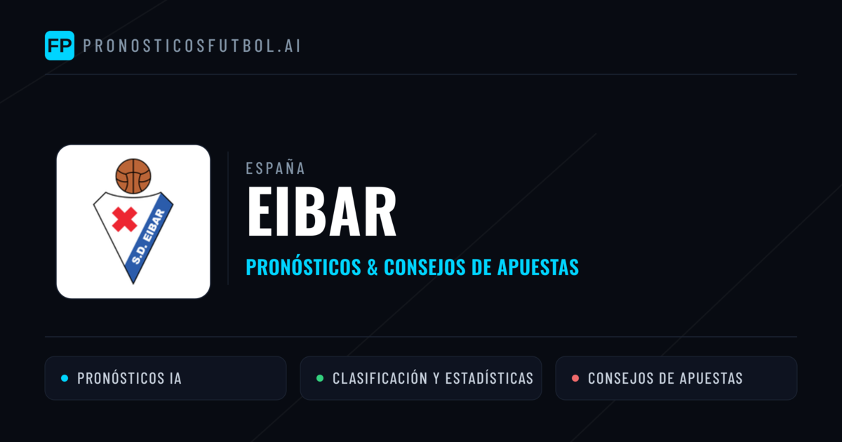 Eibar Pronósticos y estadísticas