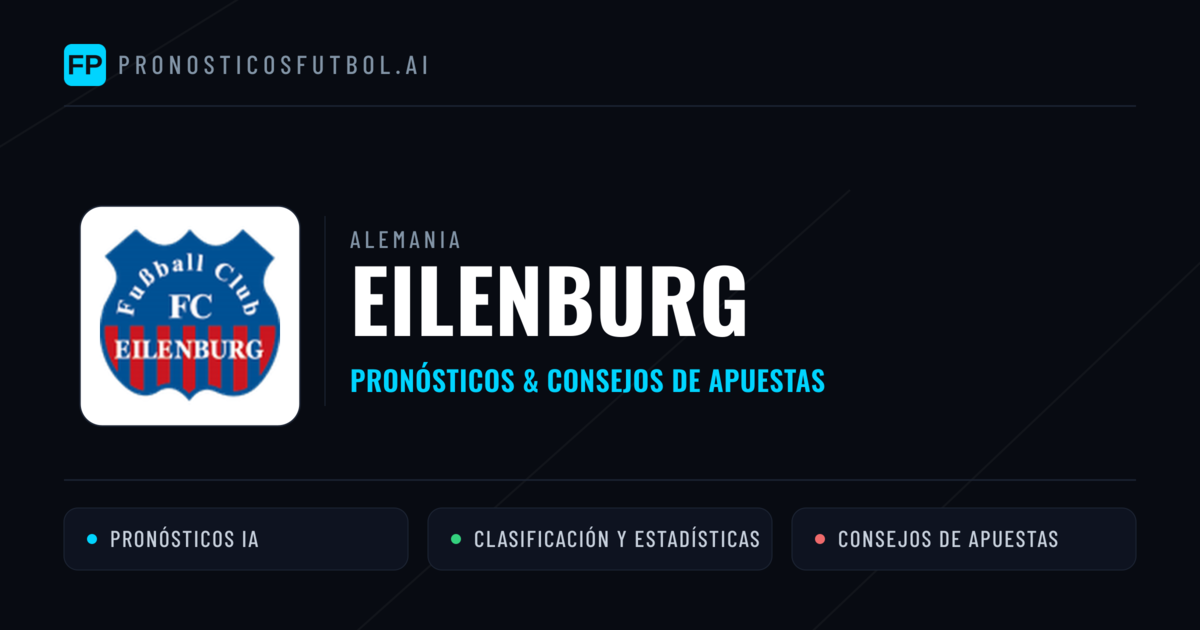 Eilenburg Pronósticos y estadísticas