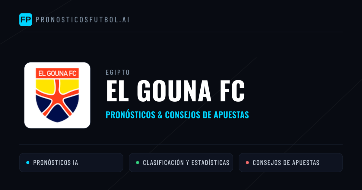 El Gouna FC Pronósticos y estadísticas