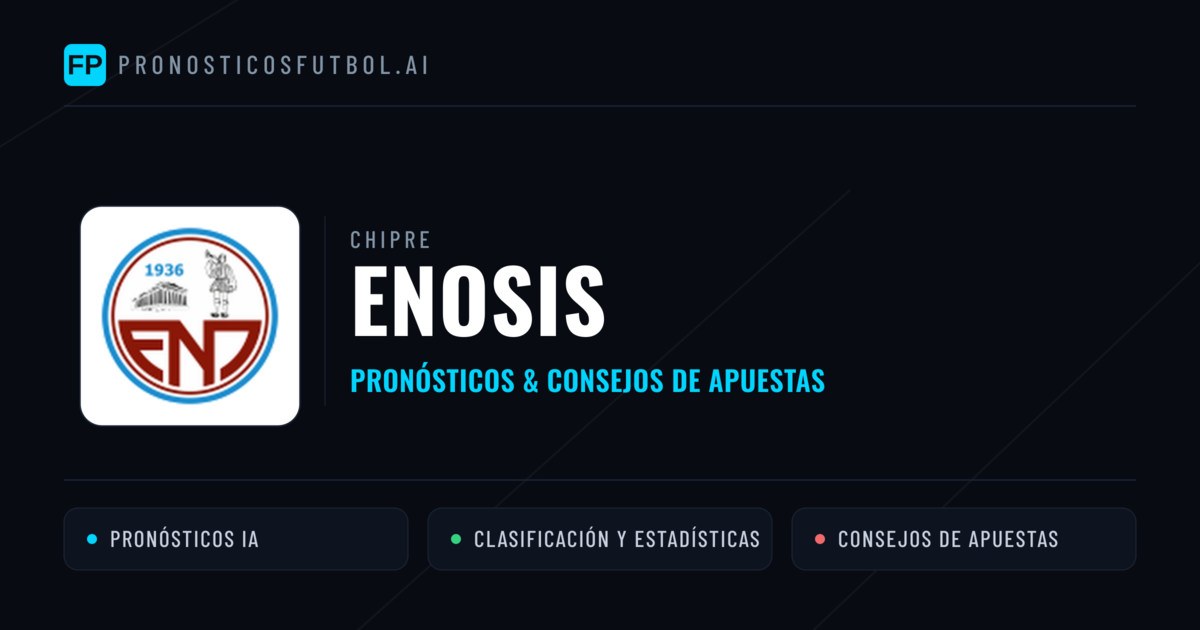 Enosis Pronósticos y estadísticas