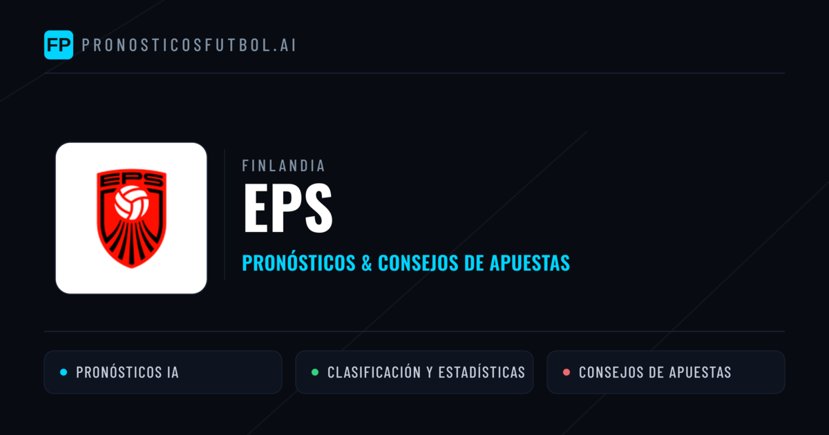 EPS Pronósticos y estadísticas