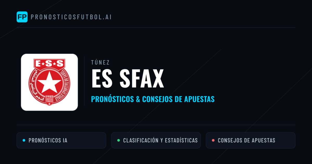 ES Sfax Pronósticos y estadísticas