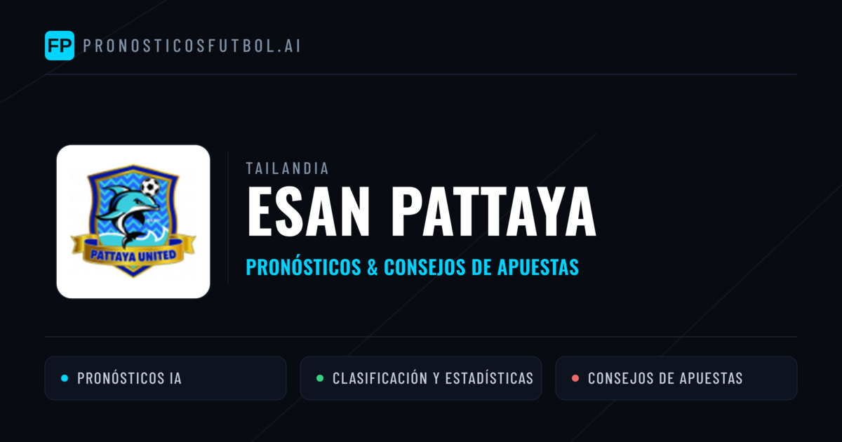 Esan Pattaya Pronósticos y estadísticas