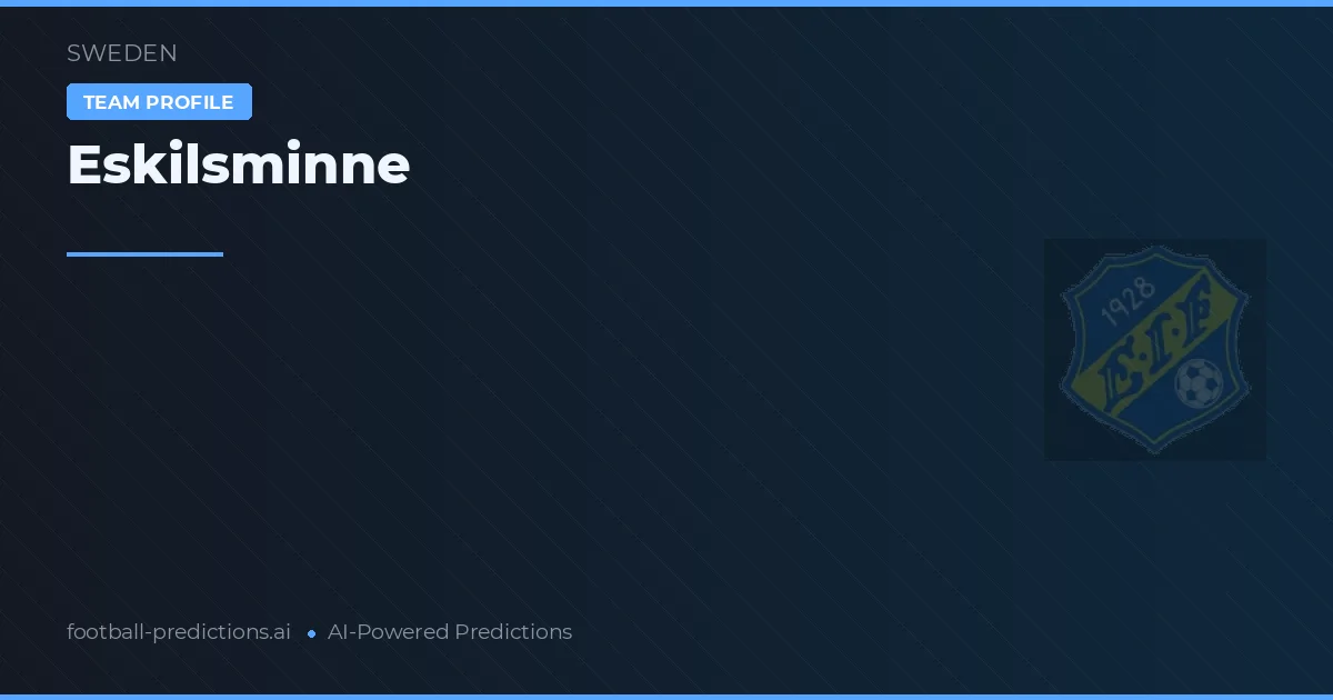 Eskilsminne Pronósticos y estadísticas