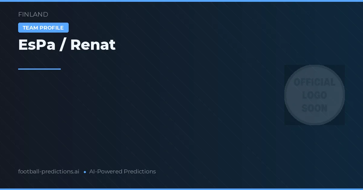 EsPa / Renat Pronósticos y estadísticas