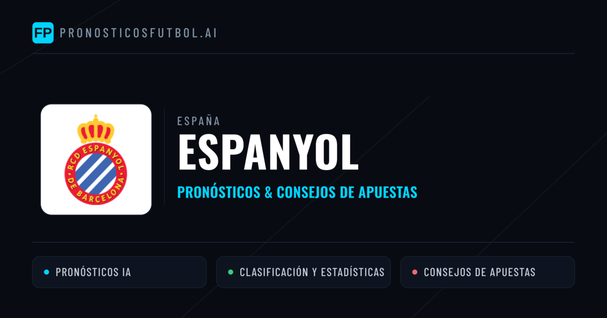 Espanyol Pronósticos y estadísticas