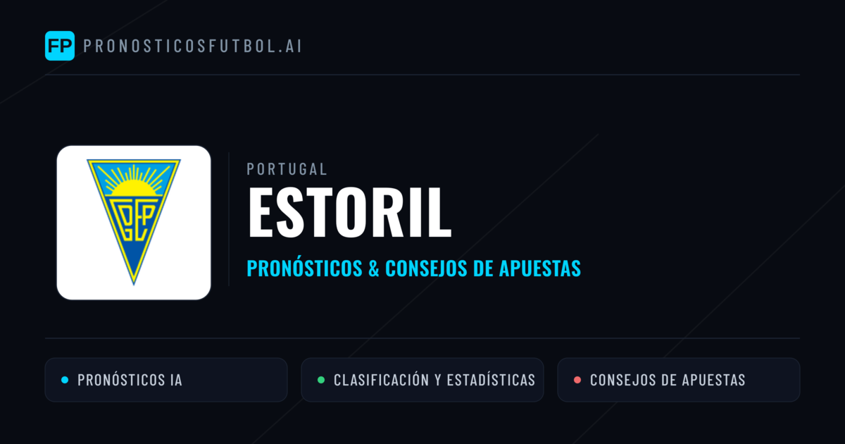 Estoril Pronósticos y estadísticas
