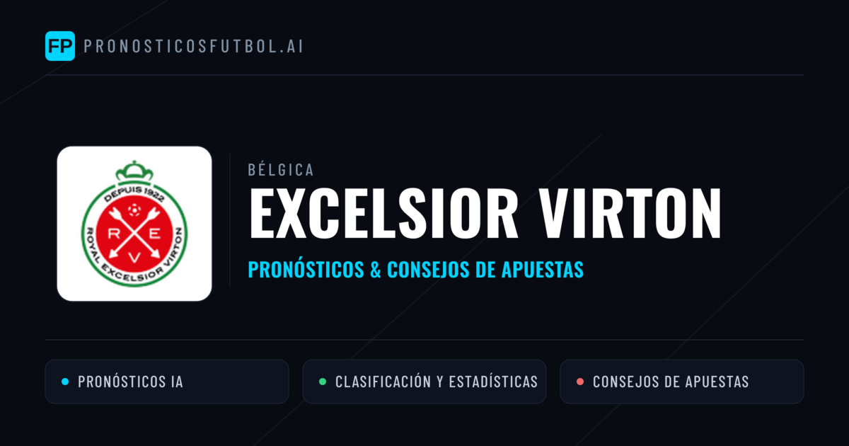 Excelsior Virton Pronósticos y estadísticas