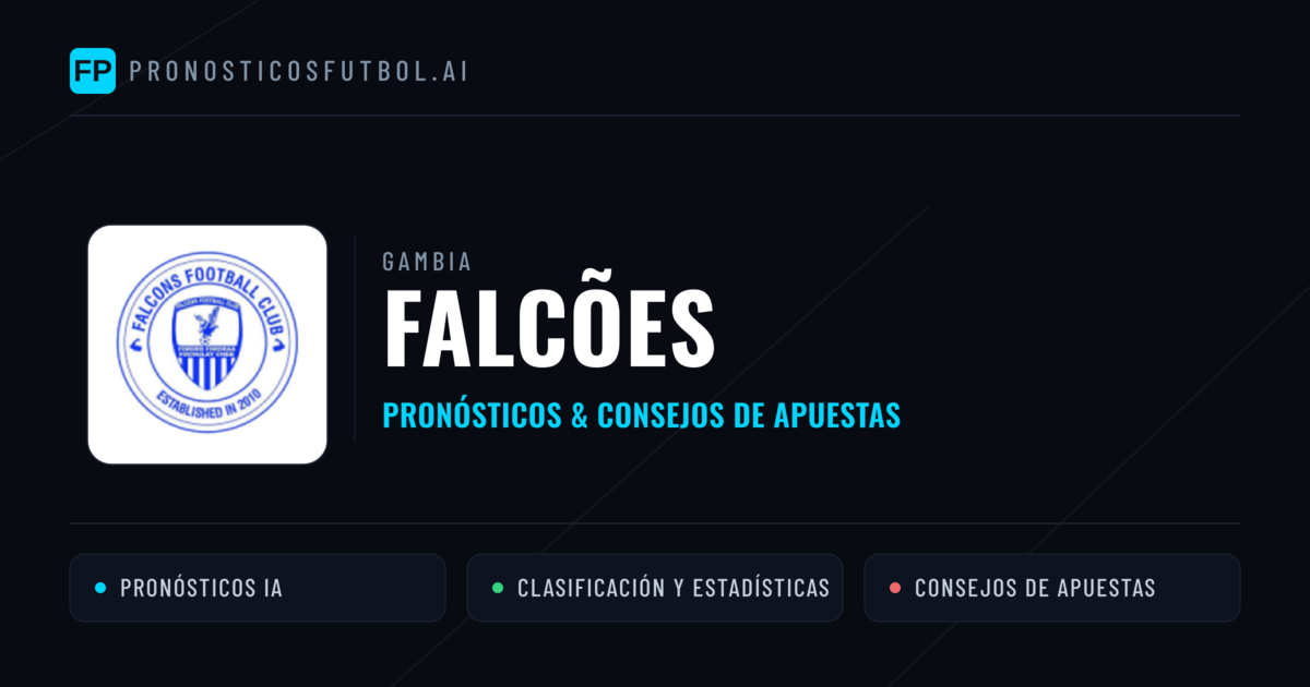 Falcões Pronósticos y estadísticas