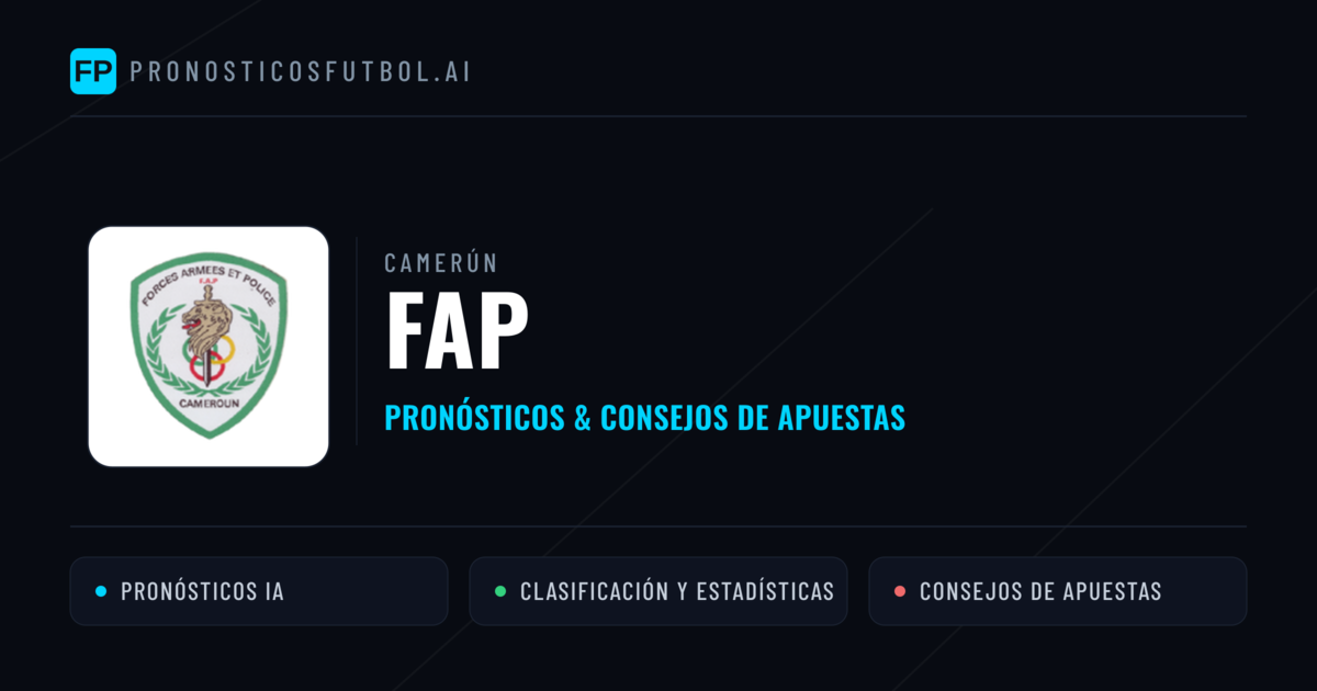 FAP Pronósticos y estadísticas