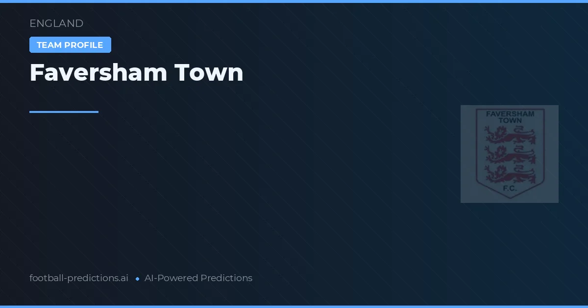 Faversham Town Pronósticos y estadísticas
