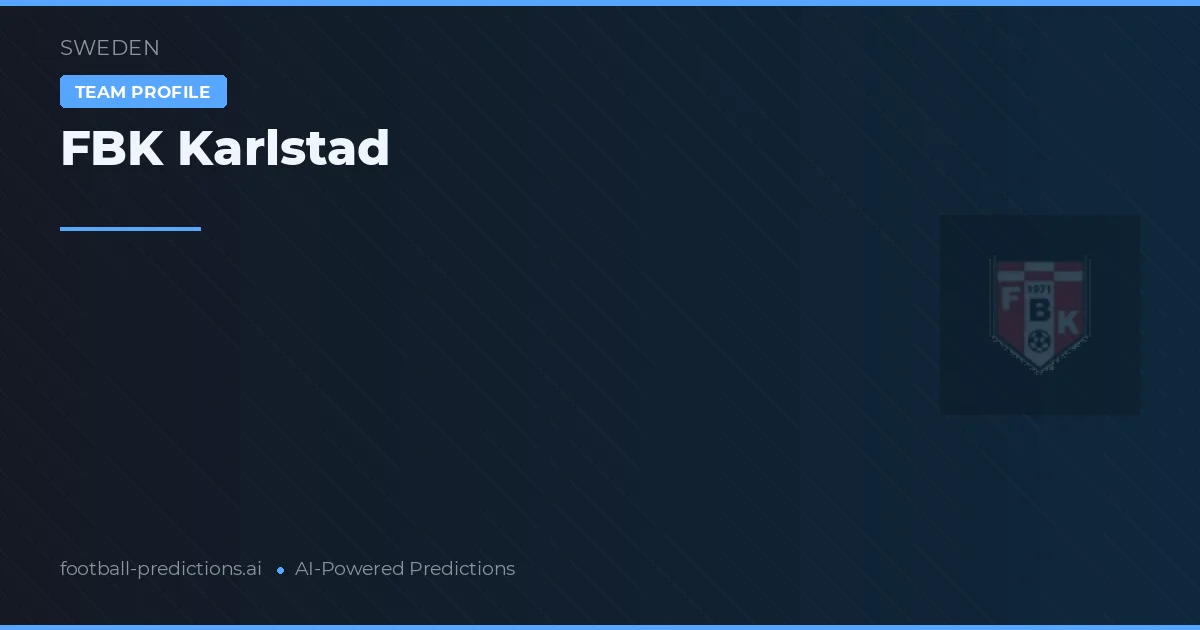 FBK Karlstad Pronósticos y estadísticas