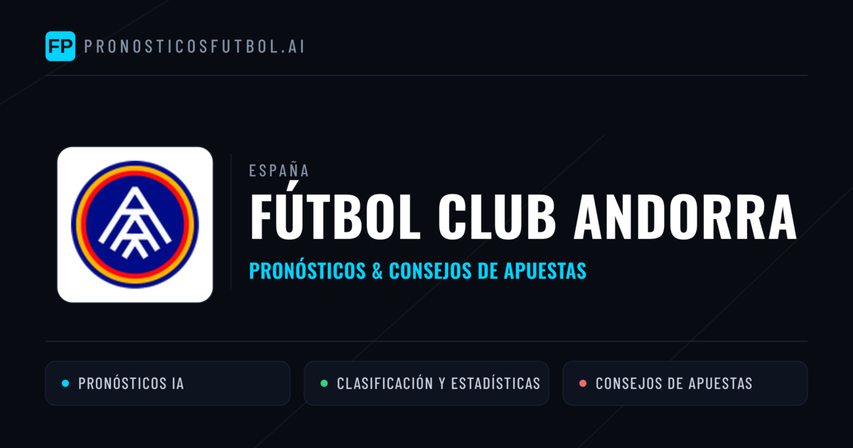 Fútbol Club Andorra Pronósticos y estadísticas