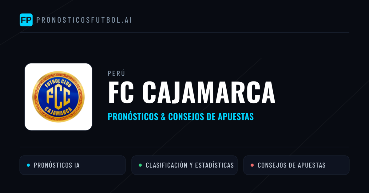 FC Cajamarca Pronósticos y estadísticas