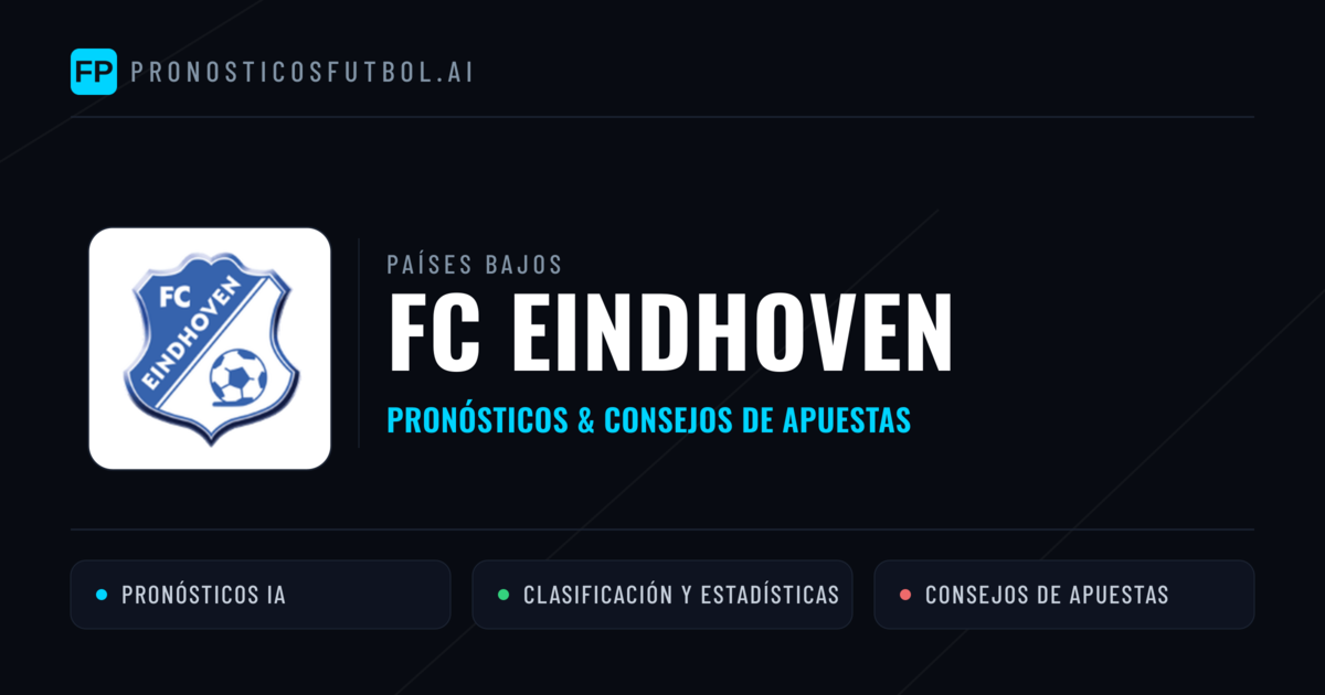 FC Eindhoven Pronósticos y estadísticas
