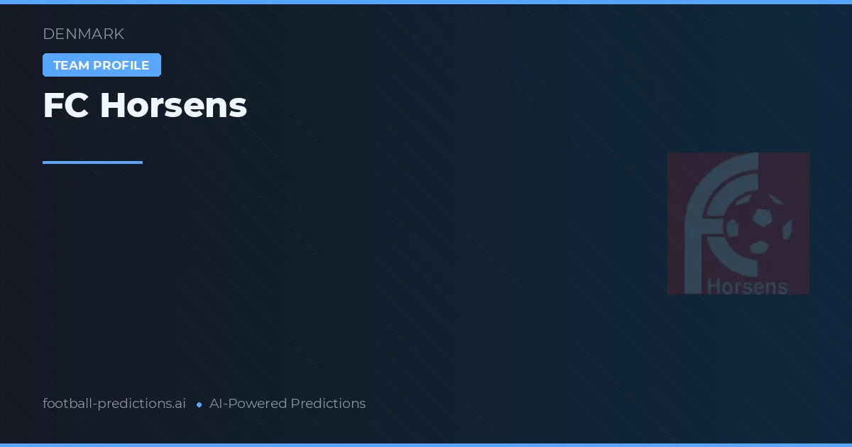 FC Horsens Pronósticos y estadísticas