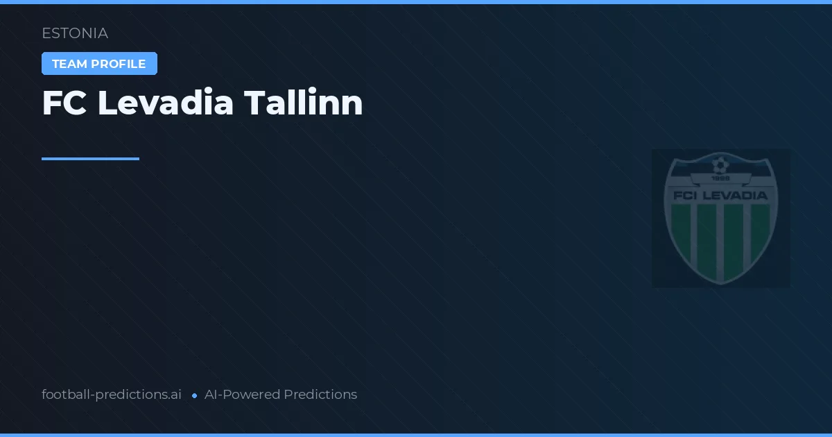 FC Levadia Tallin Pronósticos y estadísticas
