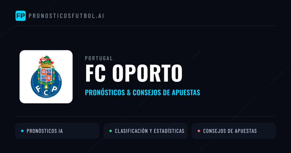 FC Oporto Pronósticos y estadísticas