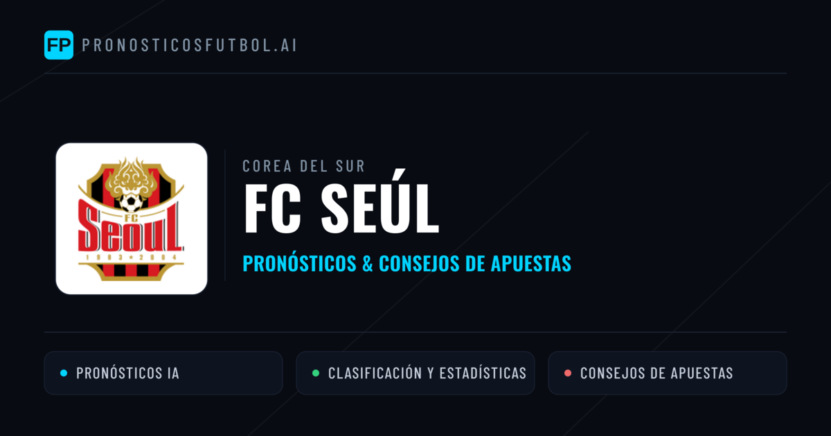 FC Seúl Pronósticos y estadísticas