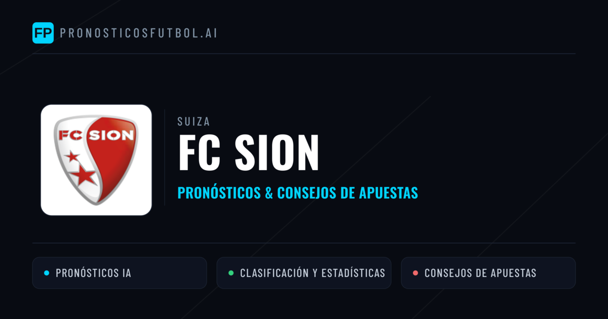FC Sion Pronósticos y estadísticas