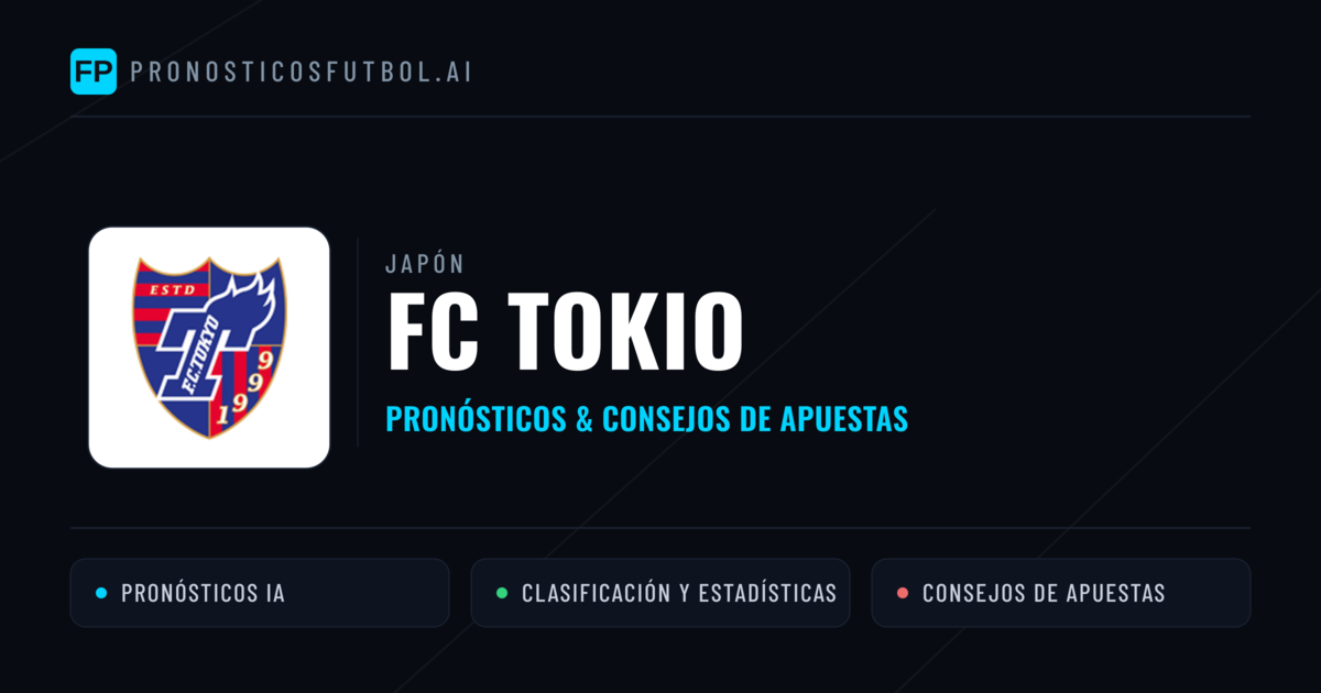 FC Tokio Pronósticos y estadísticas