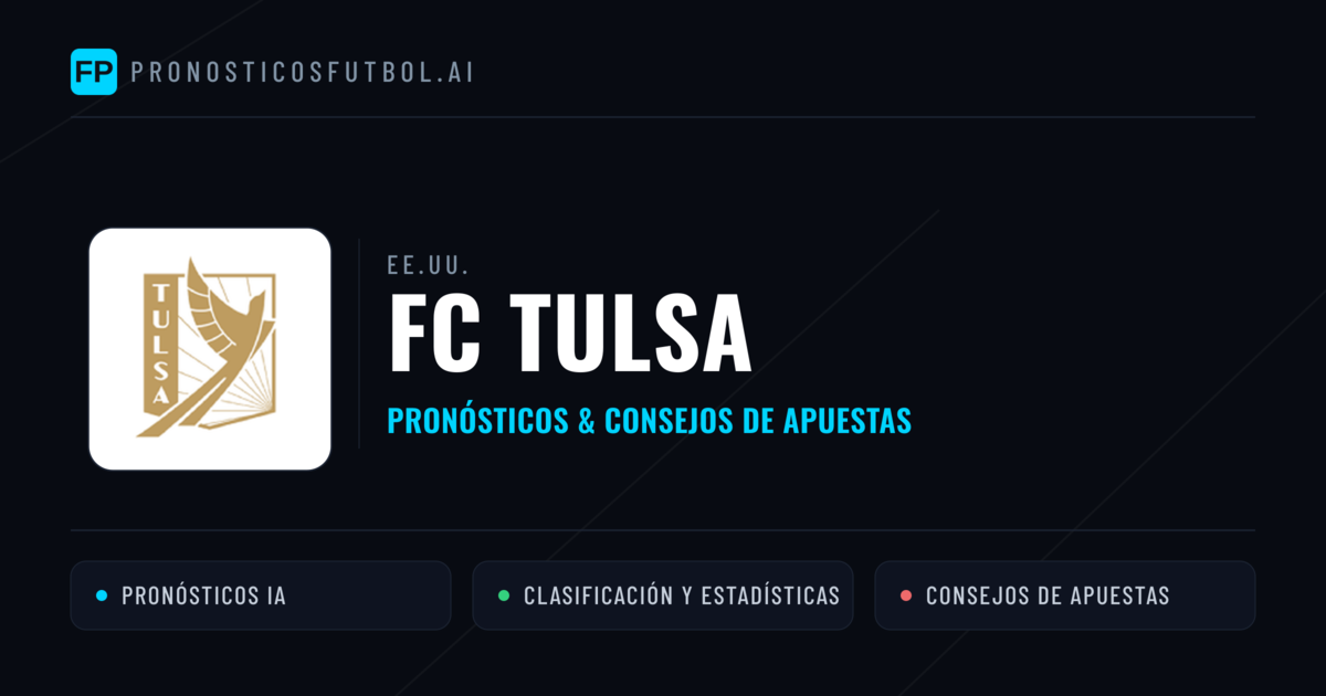 FC Tulsa Pronósticos y estadísticas
