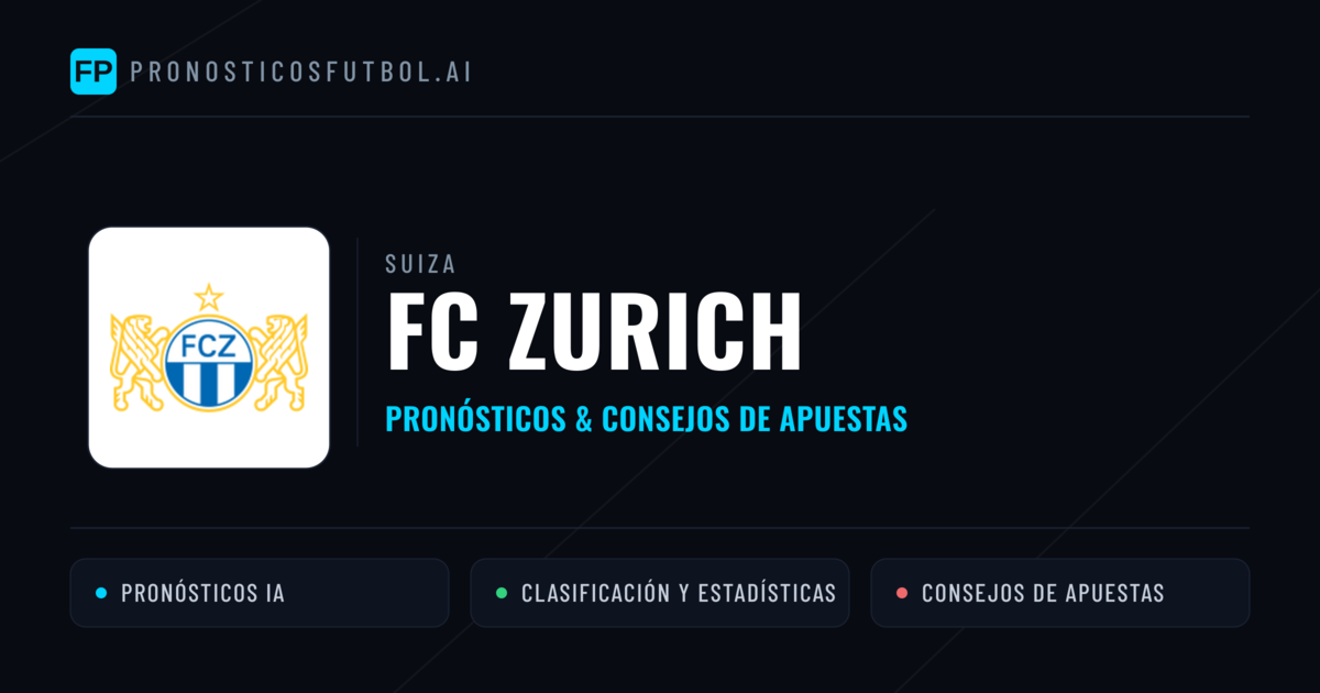 FC Zurich Pronósticos y estadísticas