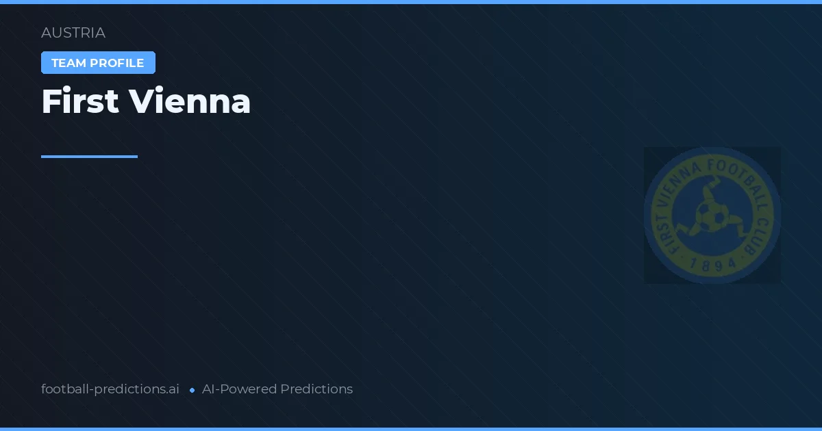 Primera Viena Pronósticos y estadísticas