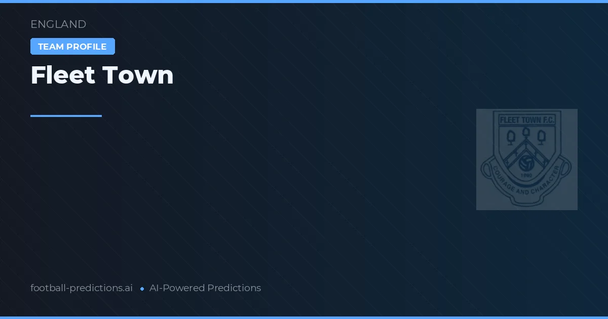 Fleet Town Pronósticos y estadísticas
