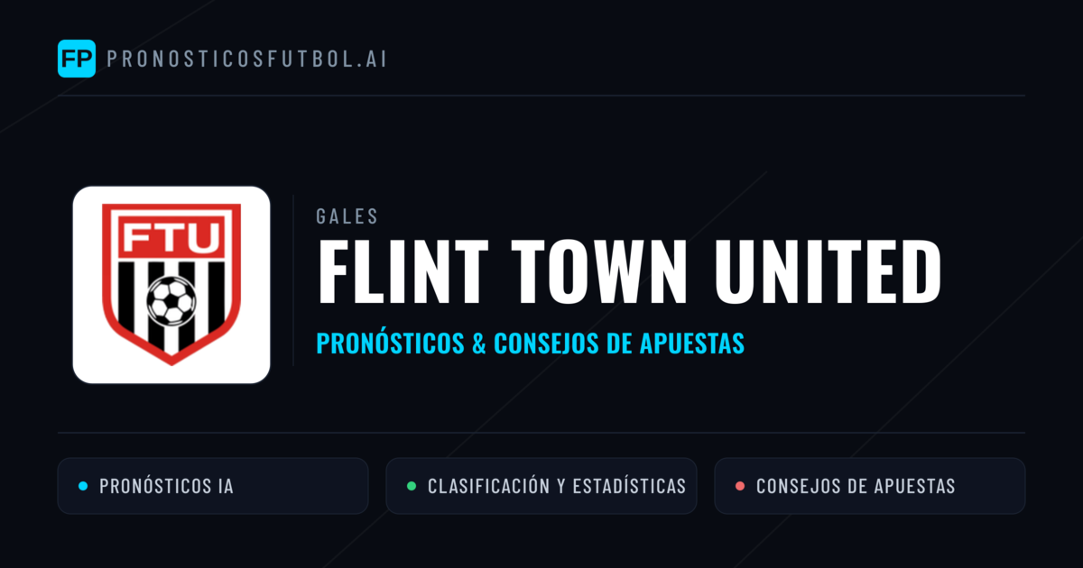 Flint Town United Pronósticos y estadísticas