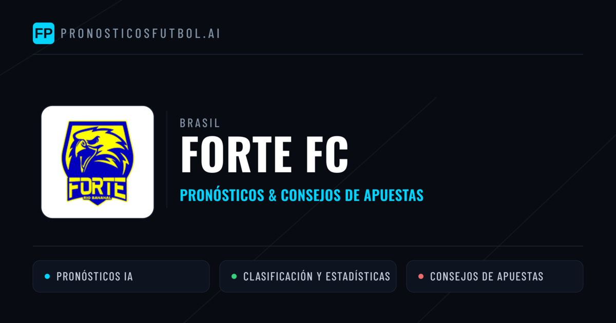 Forte FC Pronósticos y estadísticas