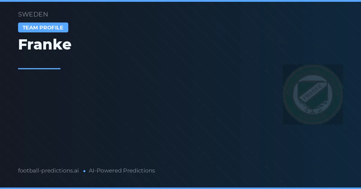 Franke Pronósticos y estadísticas