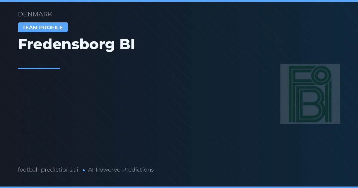 Fredensborg BI Pronósticos y estadísticas
