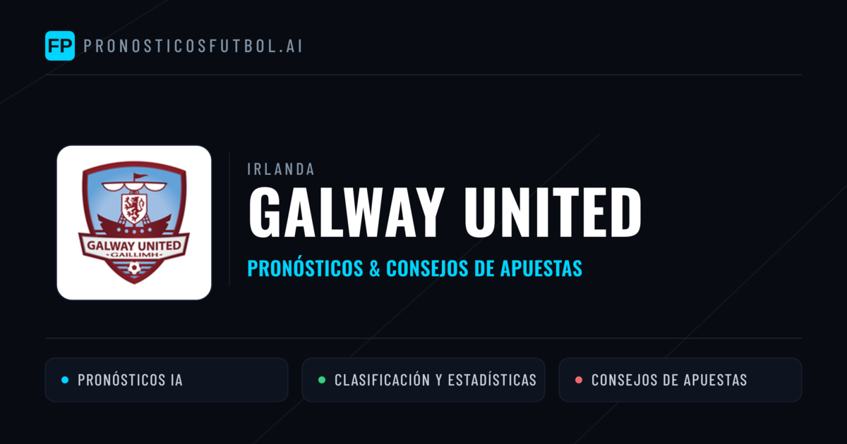 Galway United Pronósticos y estadísticas