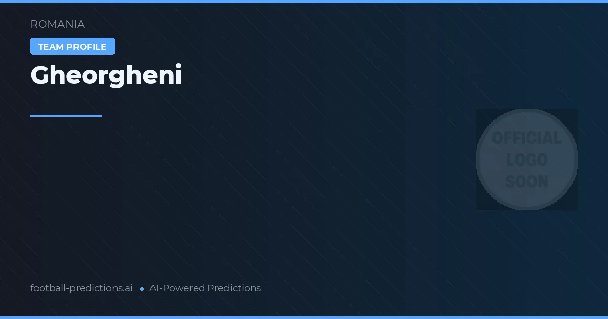 Gheorgheni Pronósticos y estadísticas