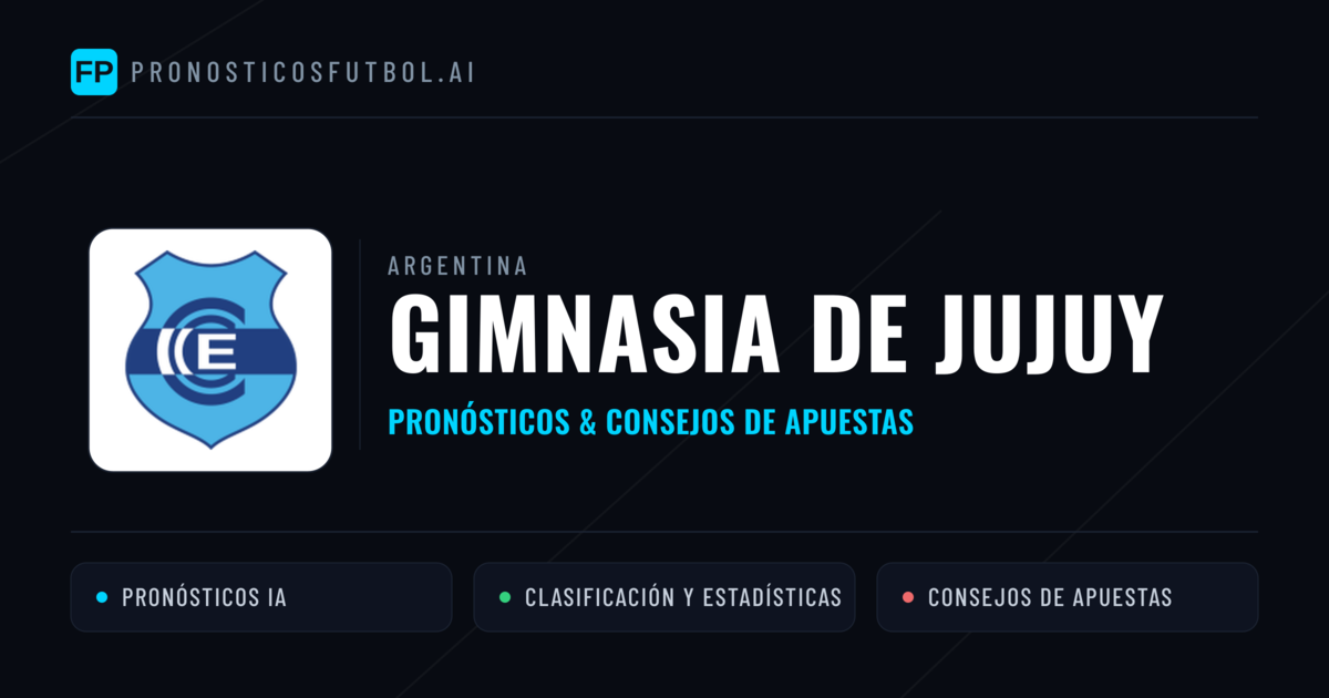 Gimnasia de Jujuy Pronósticos y estadísticas