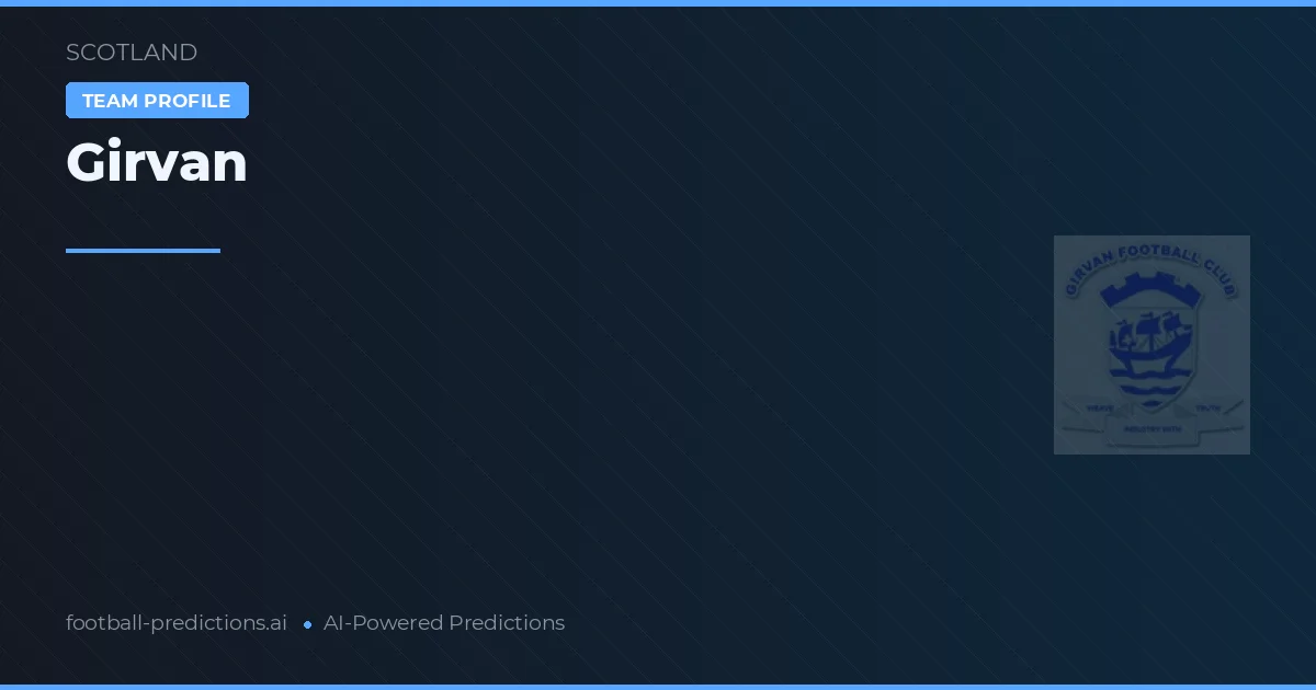 Girvan Pronósticos y estadísticas