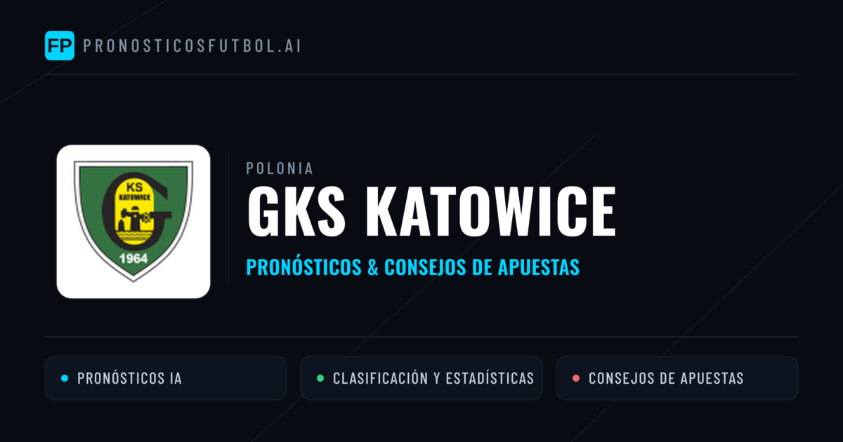 GKS Katowice Pronósticos y estadísticas