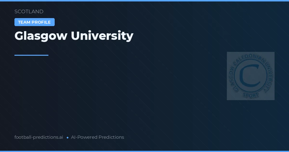 Universidad de Glasgow Pronósticos y estadísticas