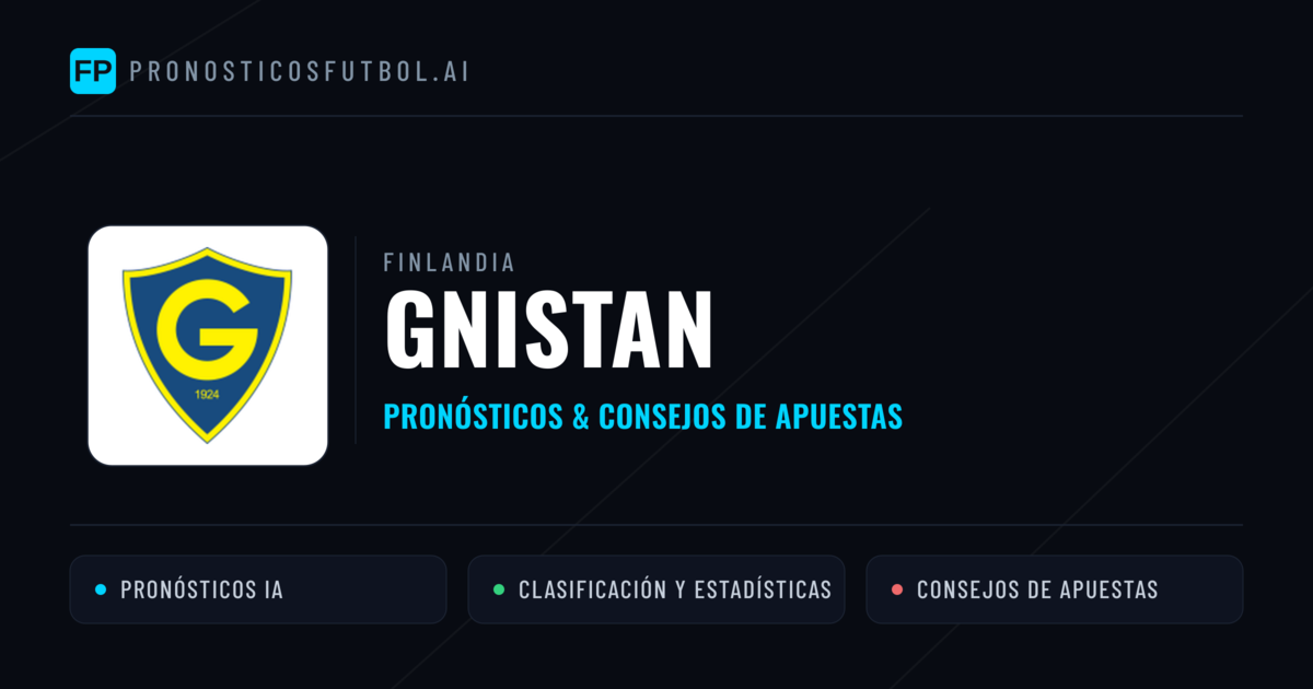 Gnistan Pronósticos y estadísticas