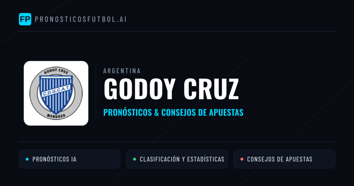 Godoy Cruz Pronósticos y estadísticas