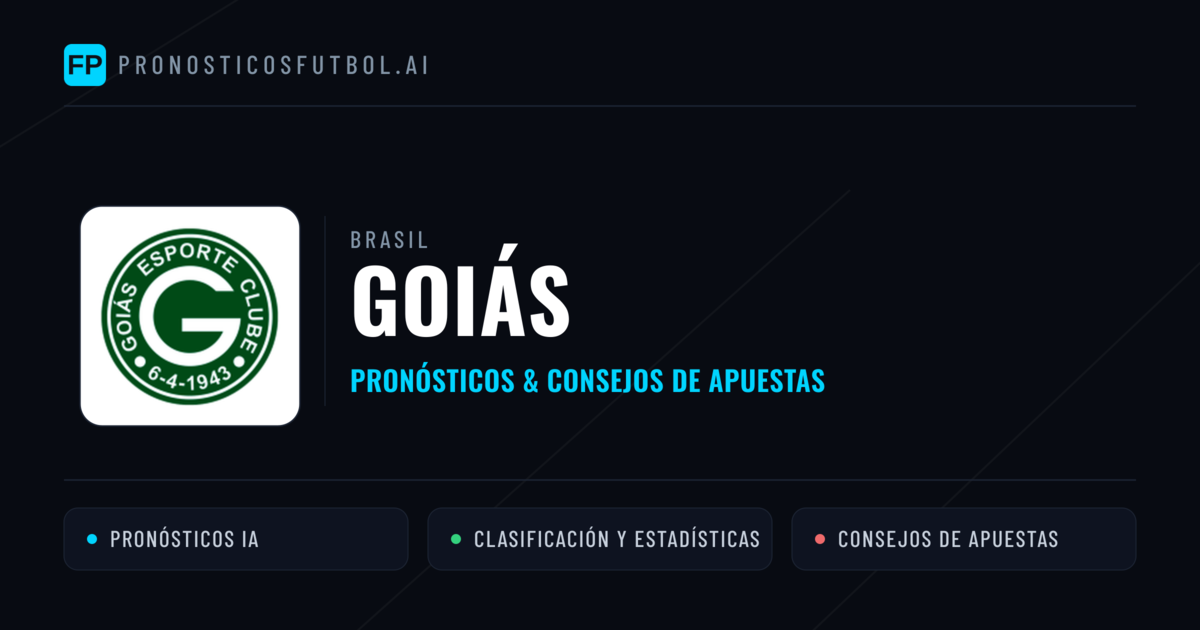 Goiás Pronósticos y estadísticas