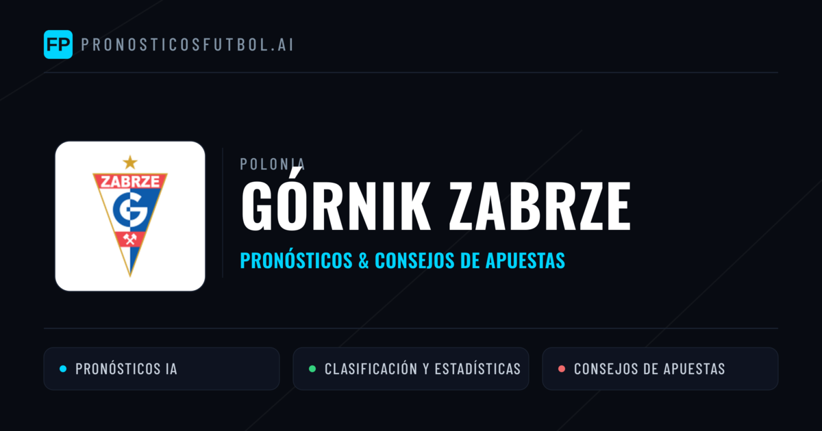 Górnik Zabrze Pronósticos y estadísticas
