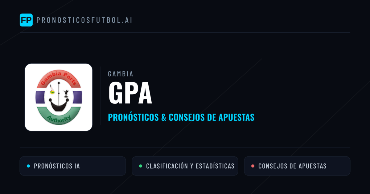GPA Pronósticos y estadísticas