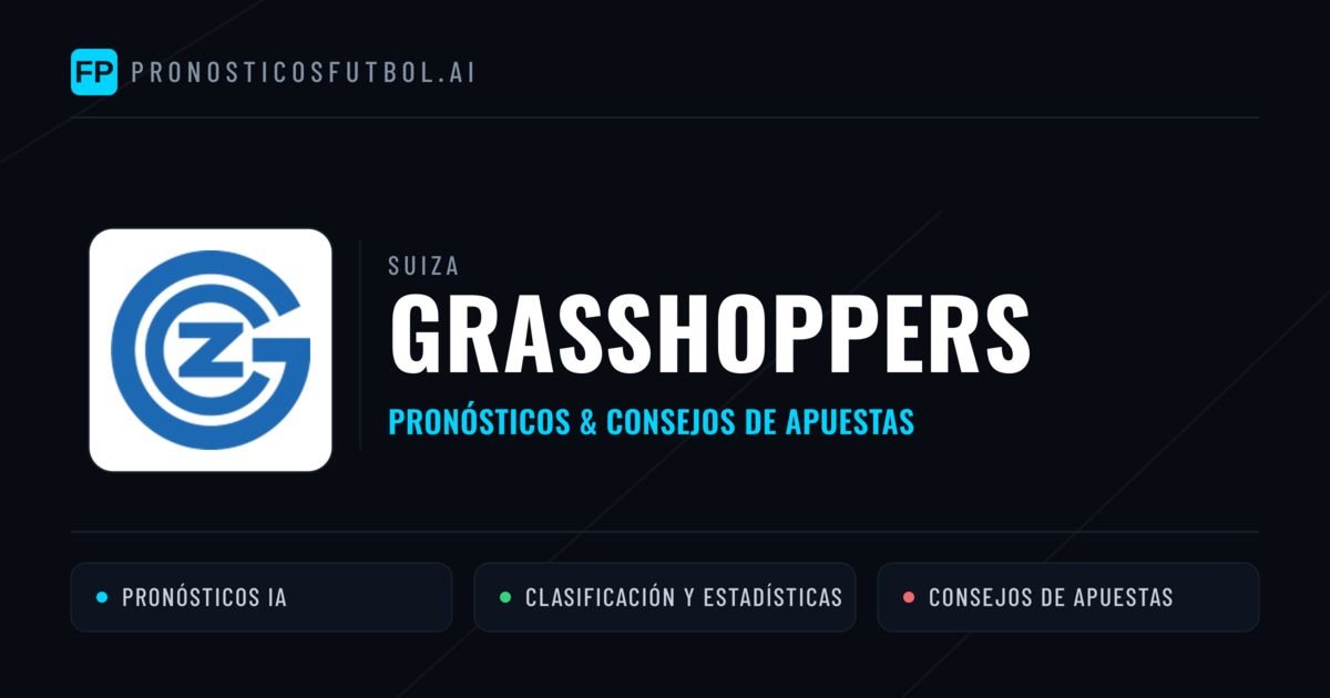 Grasshoppers Pronósticos y estadísticas